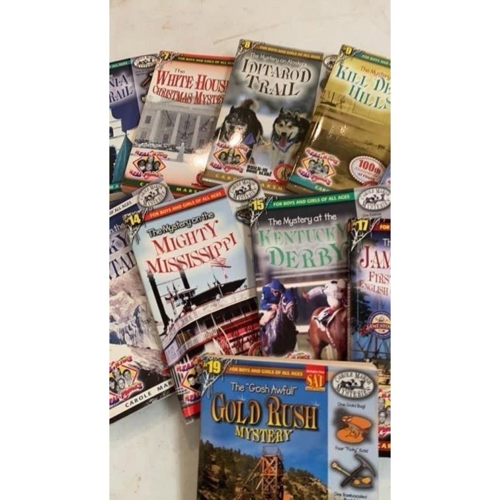 Carol Marsh Mysteries books (3,5,7-15, 17-19)