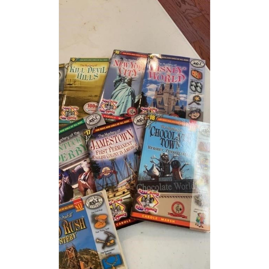 Carol Marsh Mysteries books (3,5,7-15, 17-19)