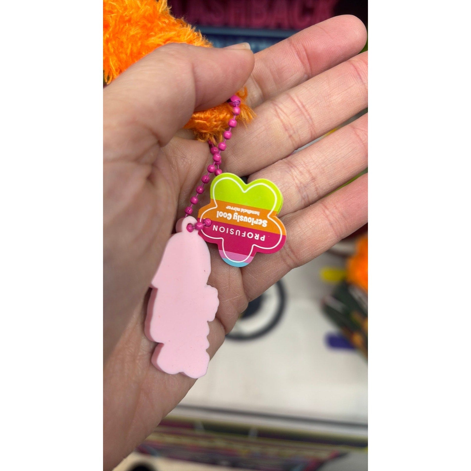 Profusion x Lizzie McGuire "Seriously Cool"  Mirror - Fuzzy - new with tags