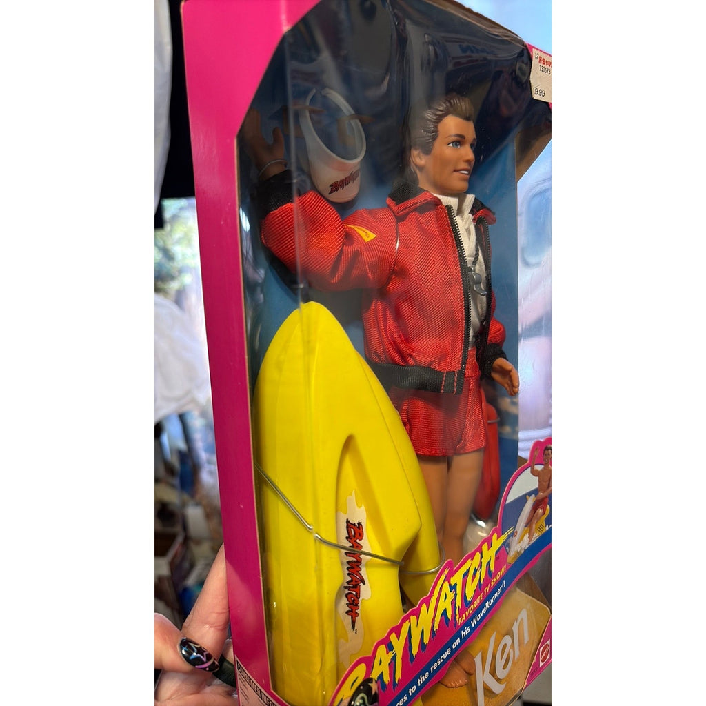 Ken Baywatch Doll Mattel Barbie WaveRunner Lifeguard 1994 #13200