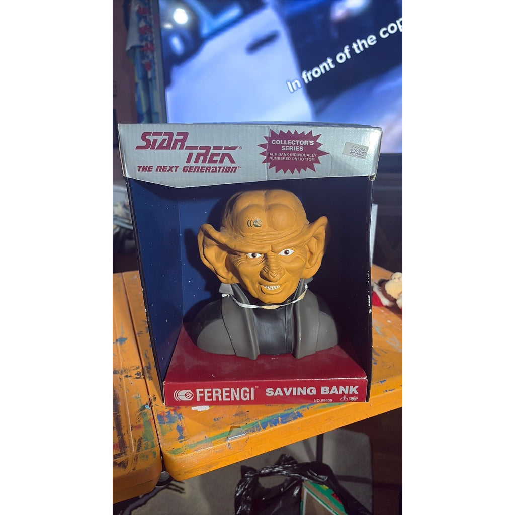 Star Trek The Next Generation Ferengi Saving Bank 1994 Thinkway TNG Collector's