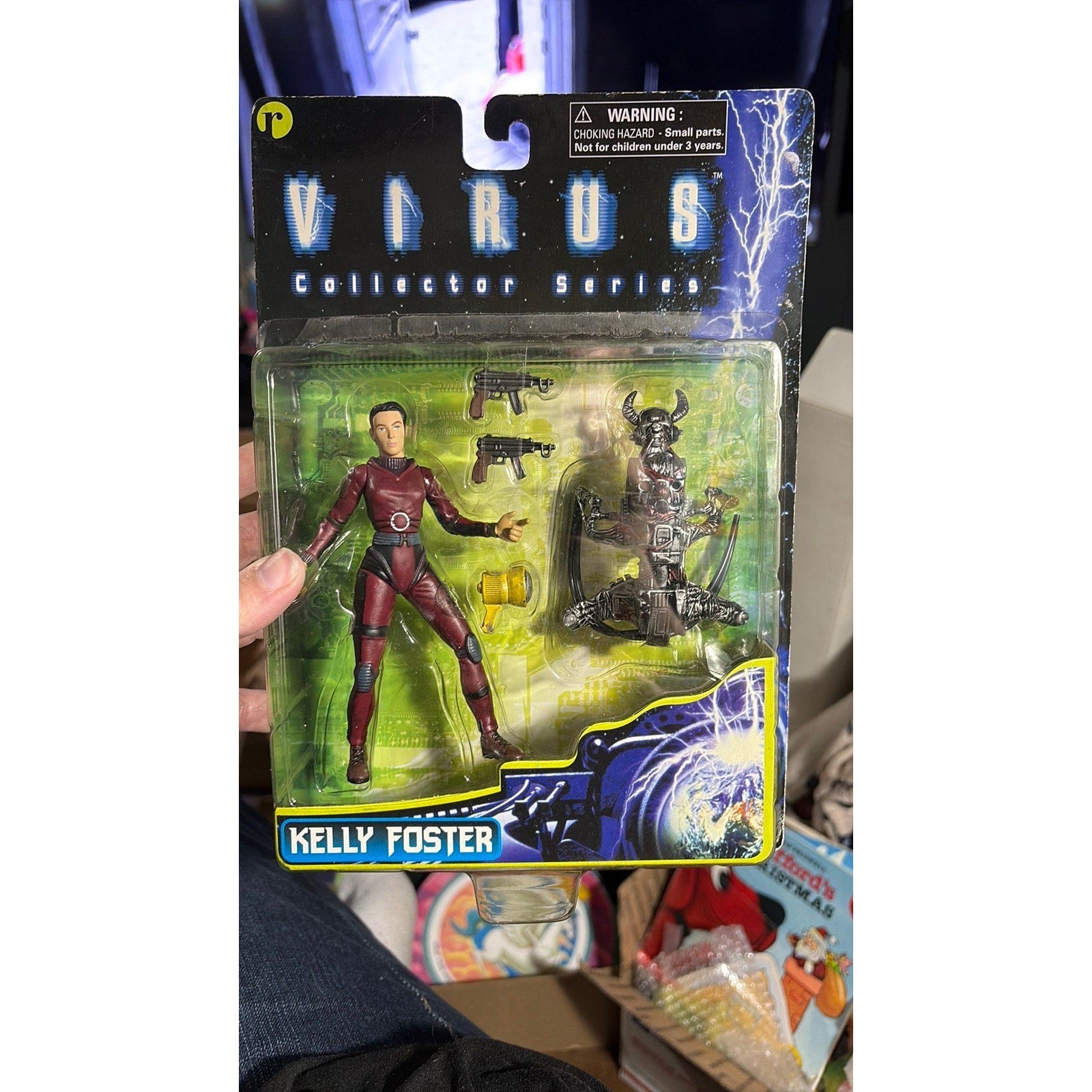 VIRUS Collector Series KELLY FOSTER Action Figure RESAURUS 1998 Vintage Toy NEW