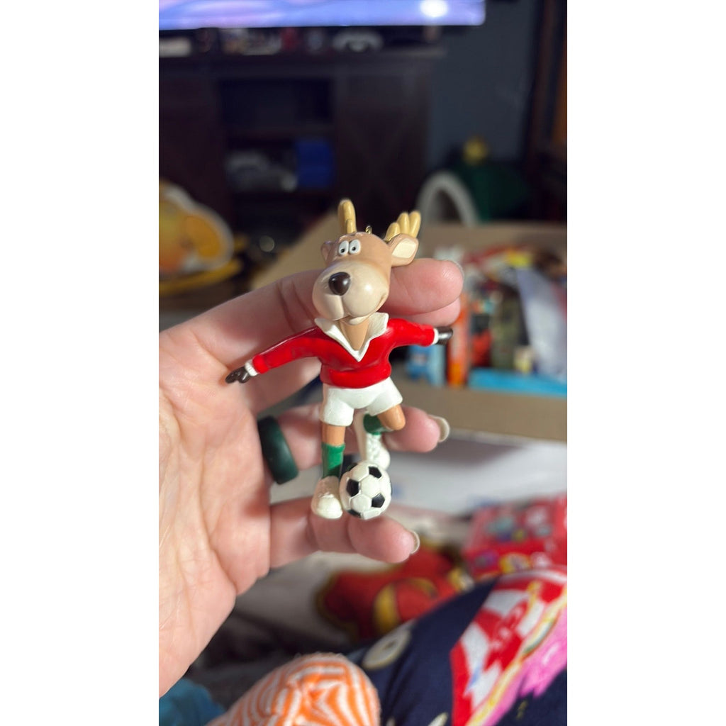 Comet with Soccer Ball Reindeer Champs 1990 Hallmark Keepsake Christmas Ornament