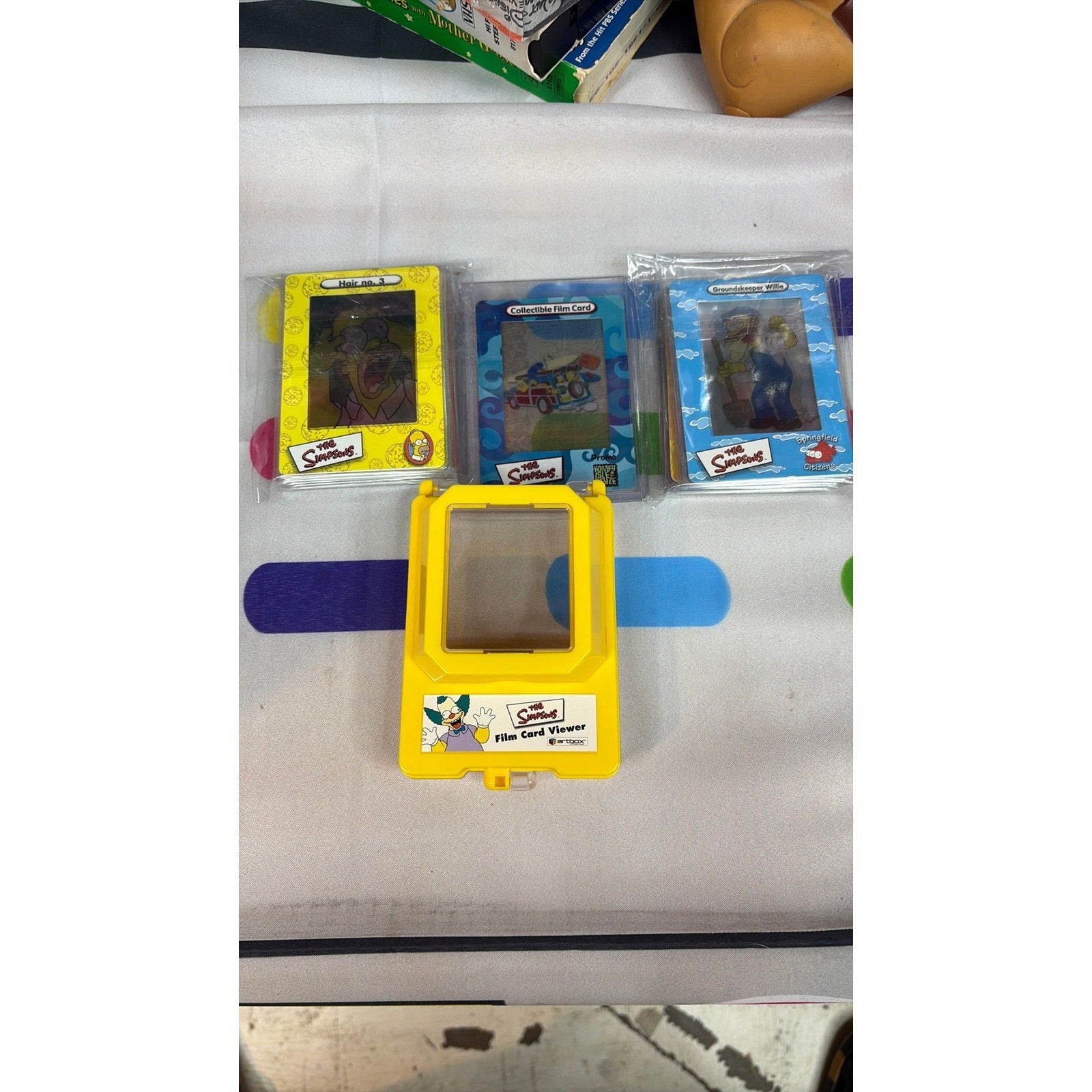 2000 ARTBOX THE SIMPSONS FILM CARDZ COMPLETE-46 CARD FULL SET WITH VIEWER