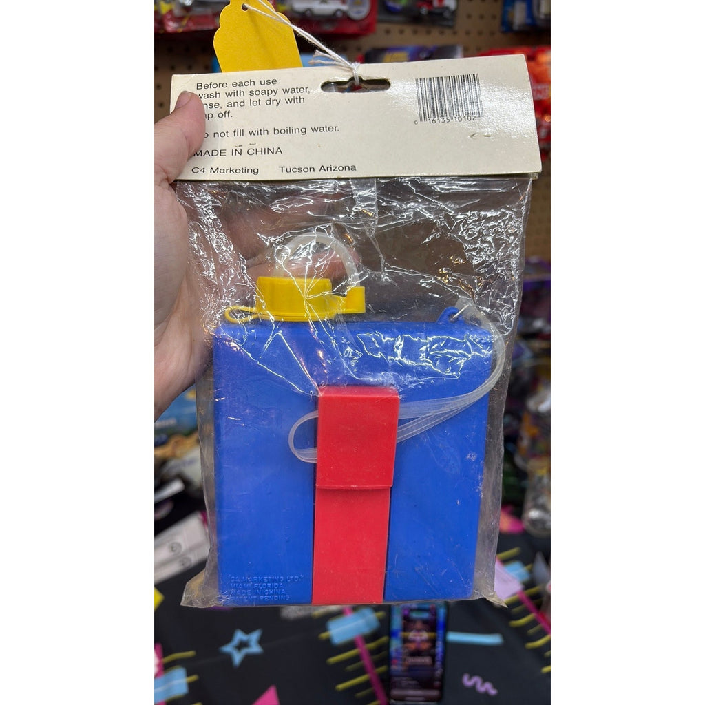 Yosemite Sam Canteen 1990 Cantoons 13 blue Jet pack