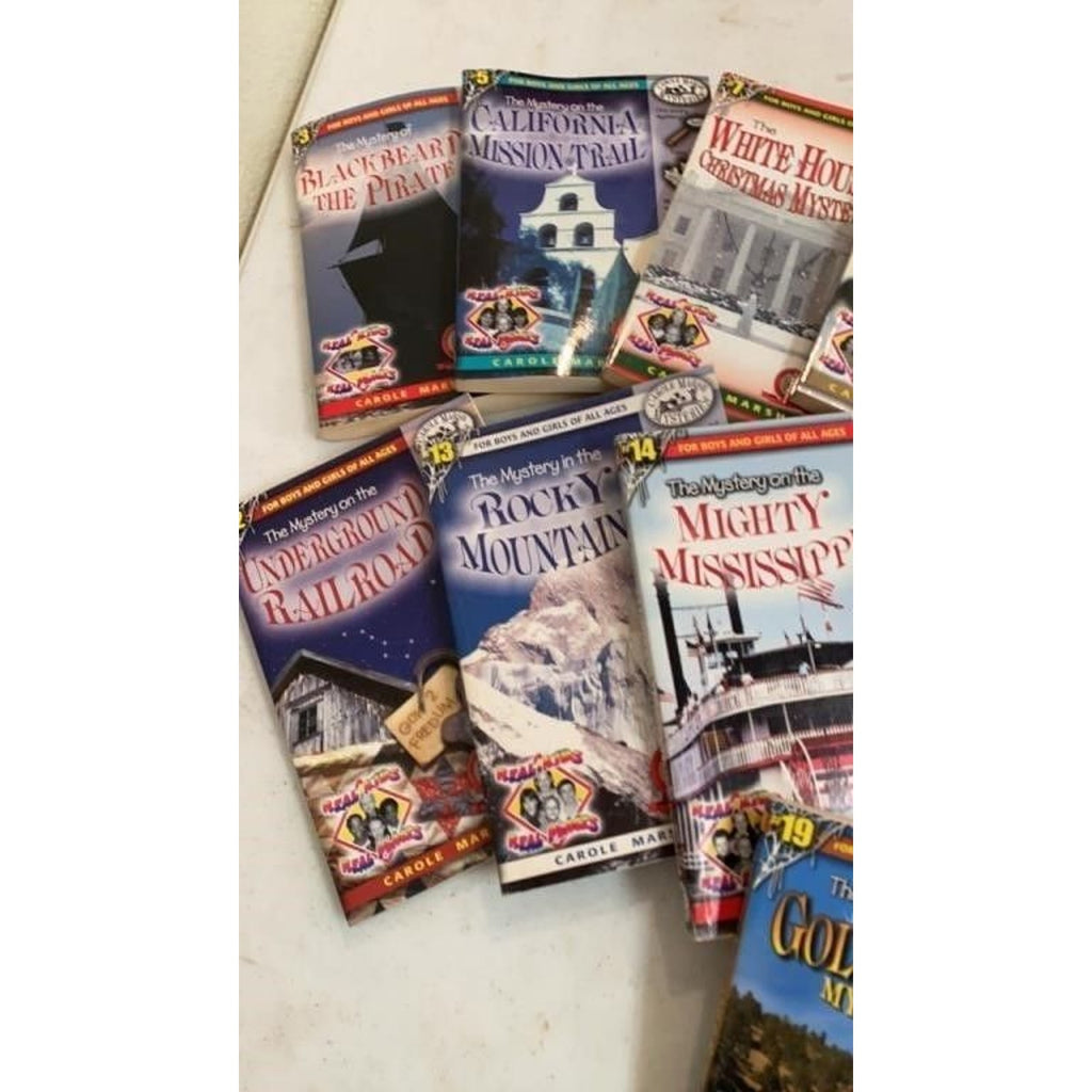 Carol Marsh Mysteries books (3,5,7-15, 17-19)