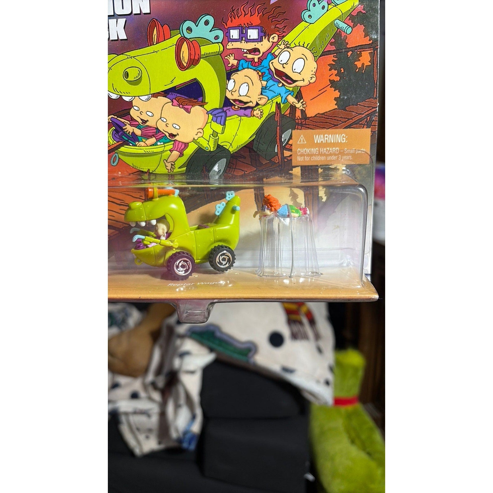 1998 Hot Wheels Action Pack The Rugrats Movie Reptar and Tommy Pickles Vintage