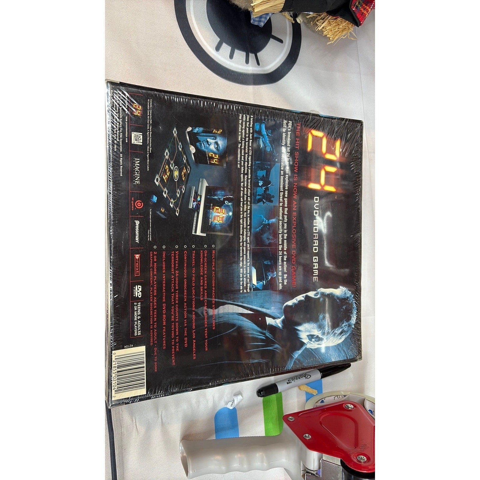SEALED  24 : TV Series DVD BOARD GAME ~Narrated by Kiefer Sutherland ~ 2006 RARE