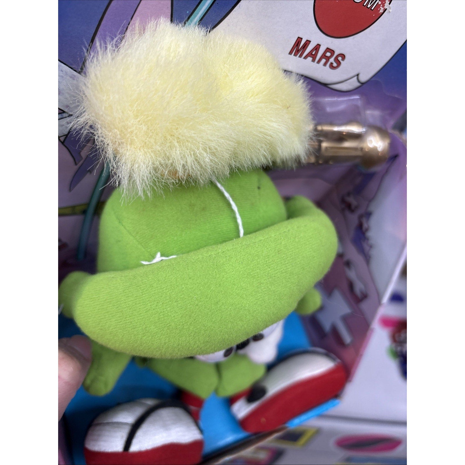 1995 Rare Warner Bros Marvin the Martian Mission From Mars Plush Toy In Box