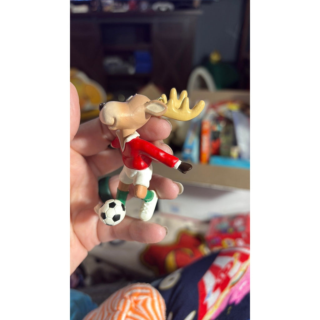 Comet with Soccer Ball Reindeer Champs 1990 Hallmark Keepsake Christmas Ornament