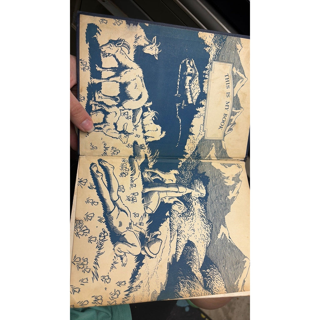 Heidi by Johanna Spyri Art By Maud & Miska Petersham Garden City 1932 VTG Book
