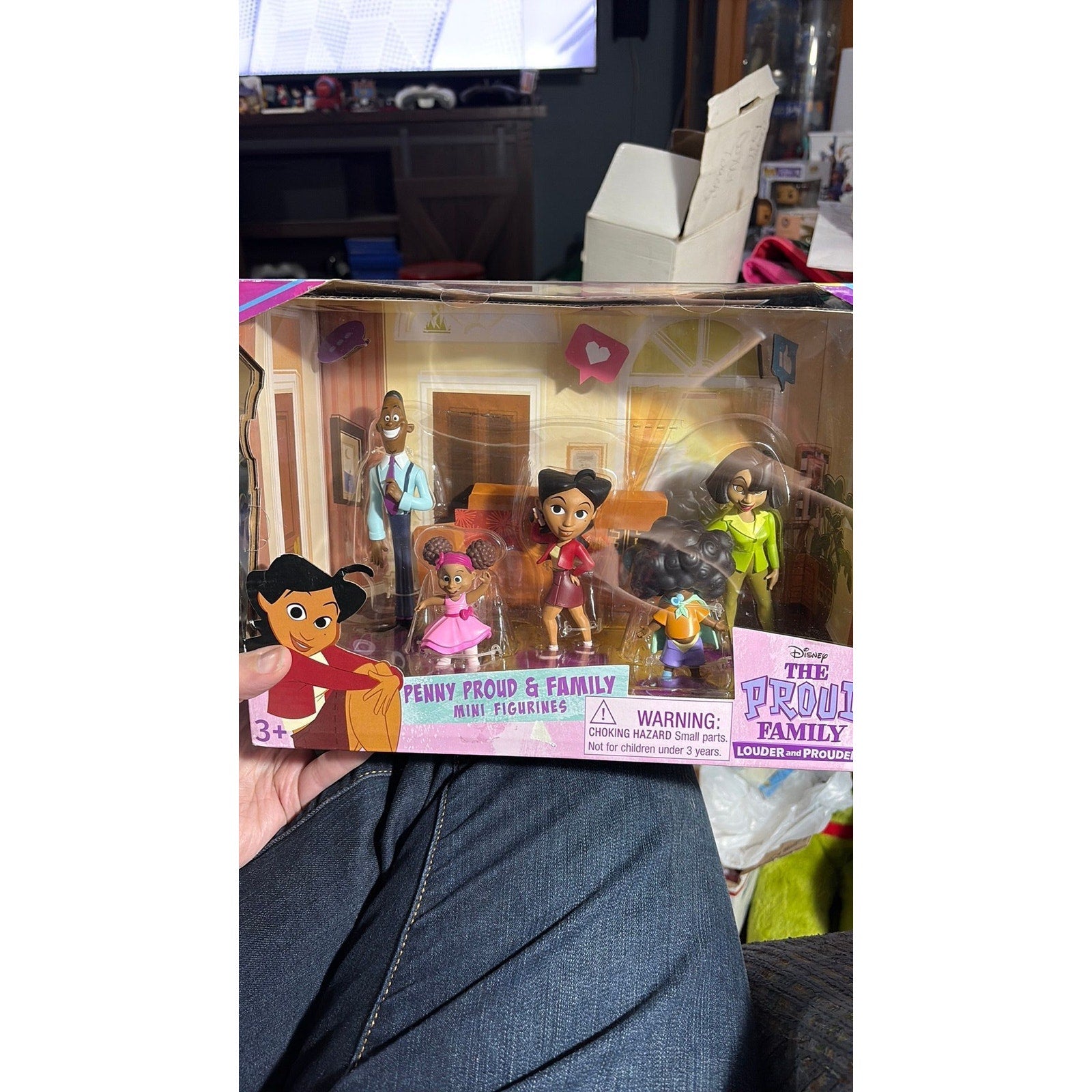 The Proud Family Louder and Prouder Penny Proud and Family Mini Figurines Set