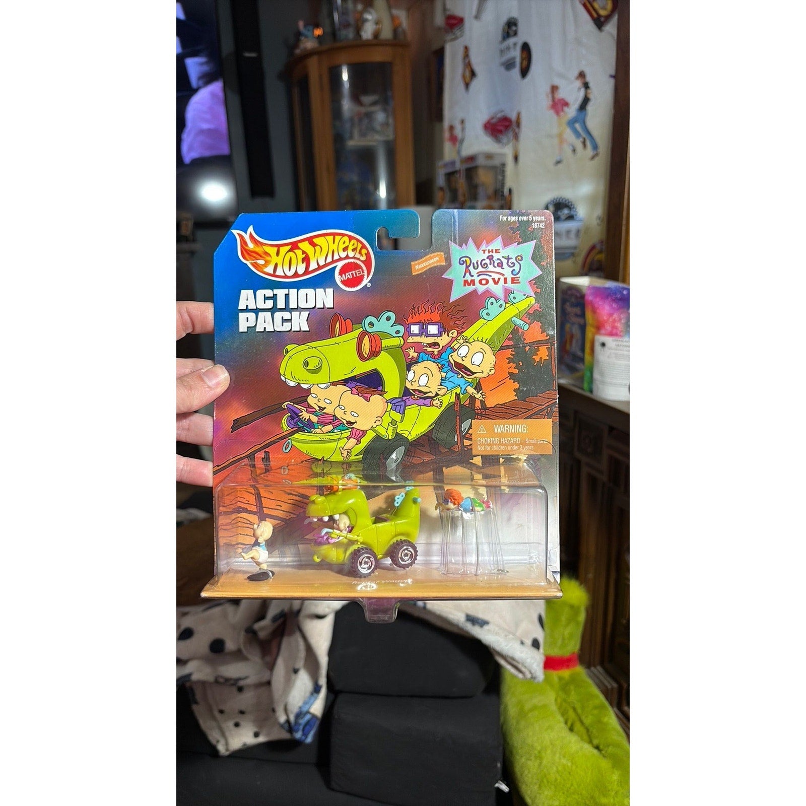 1998 Hot Wheels Action Pack The Rugrats Movie Reptar and Tommy Pickles Vintage