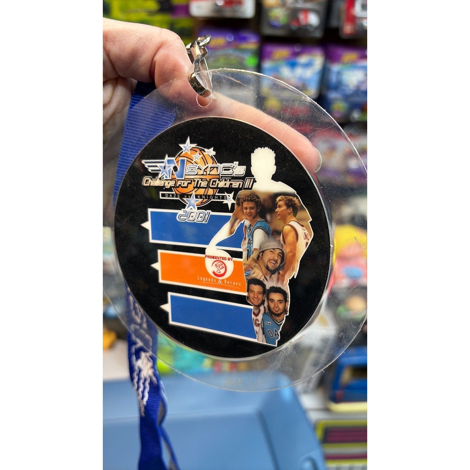 NSYNC 2001 challenge children lanyard