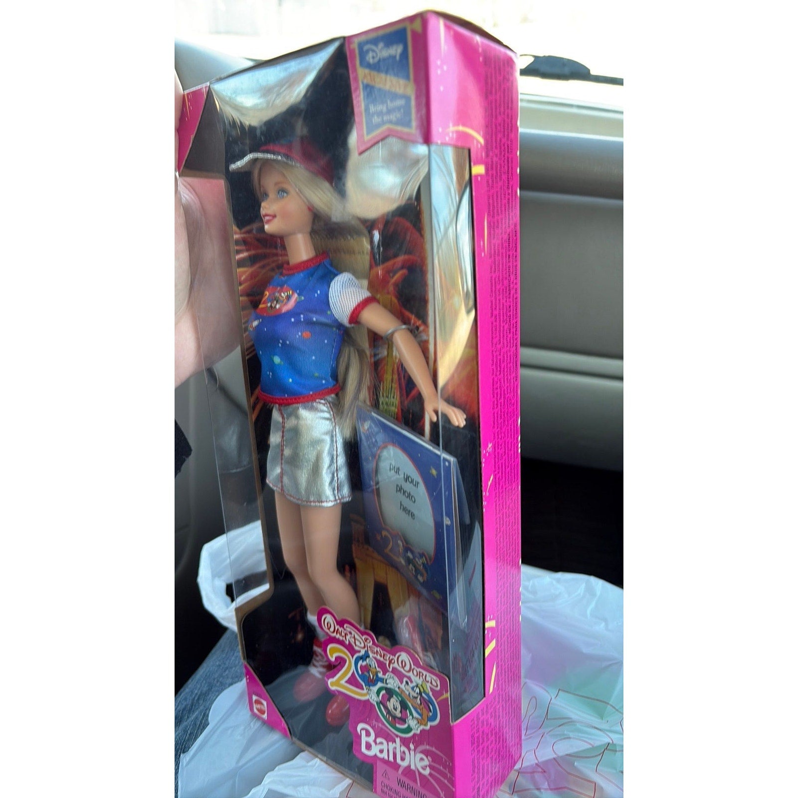 1998 Mattel Barbie Exclusive 2000 Walt Disney World Doll New Millennium #22939