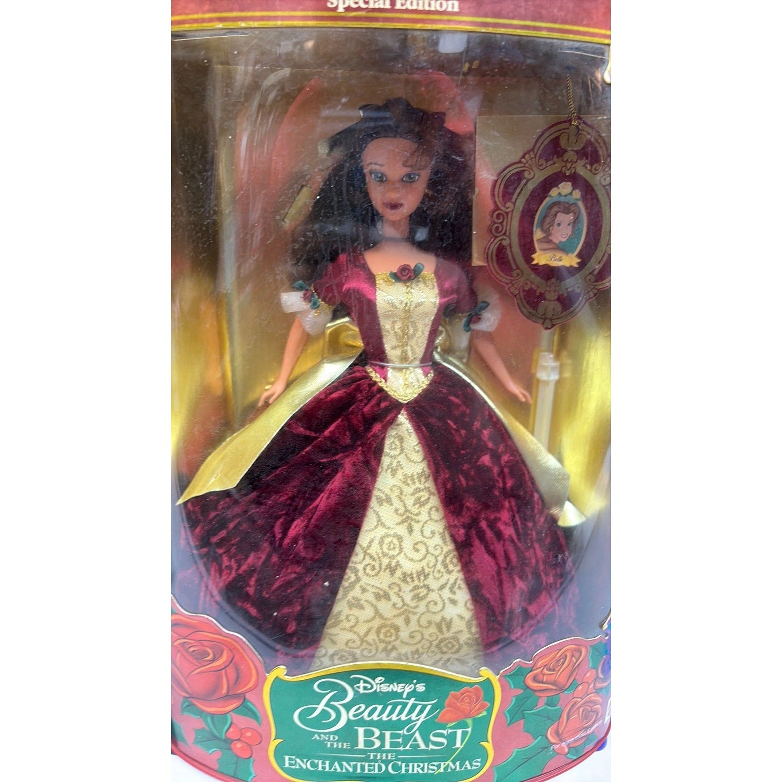 1997 Holiday Princess Belle Disney  Beauty & the Beast Barbie Doll 16710 Mattel