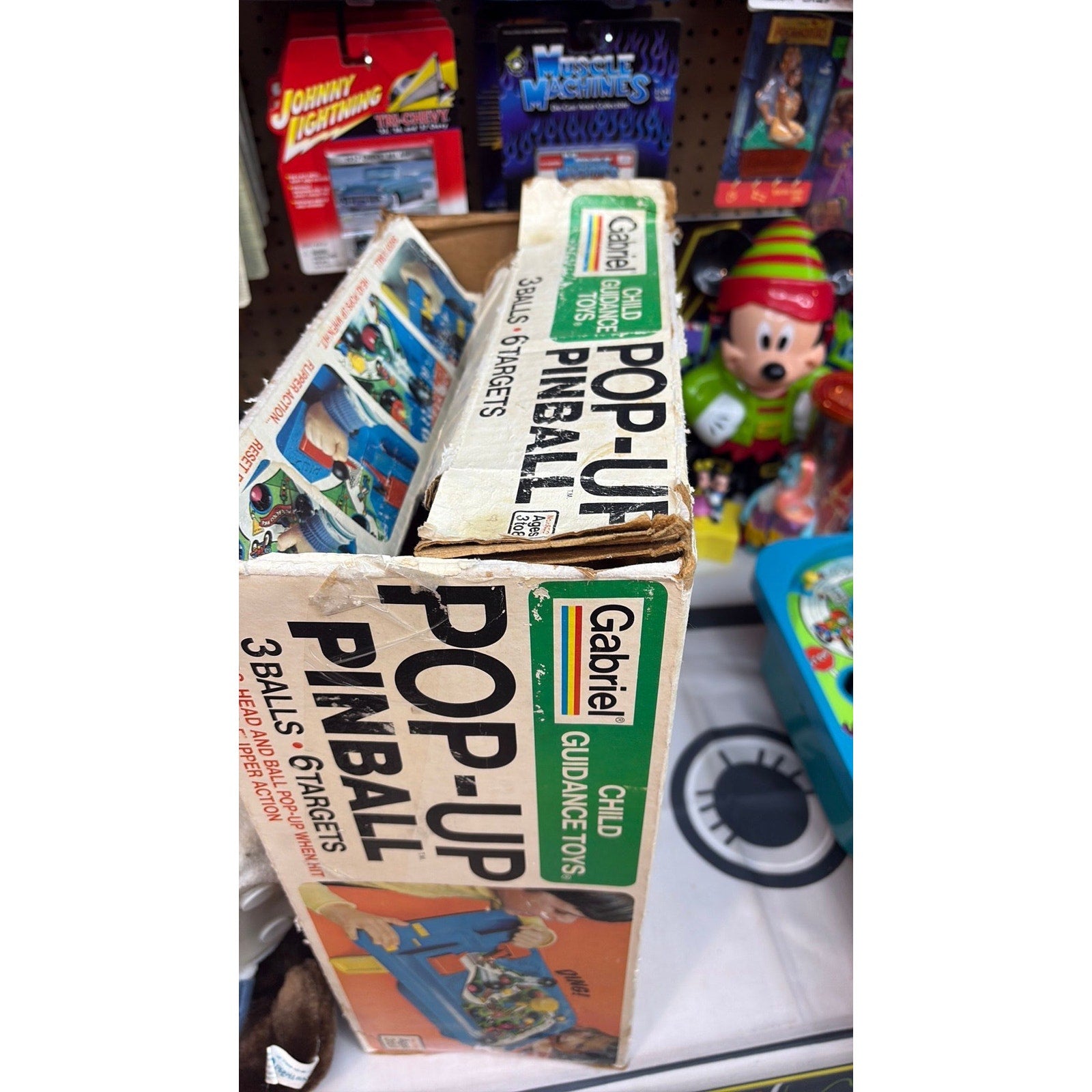 RARE 1978 Vintage Gabriel Child Guidance Toys Pop-up Pinball Game Table Top 70s - Read Description