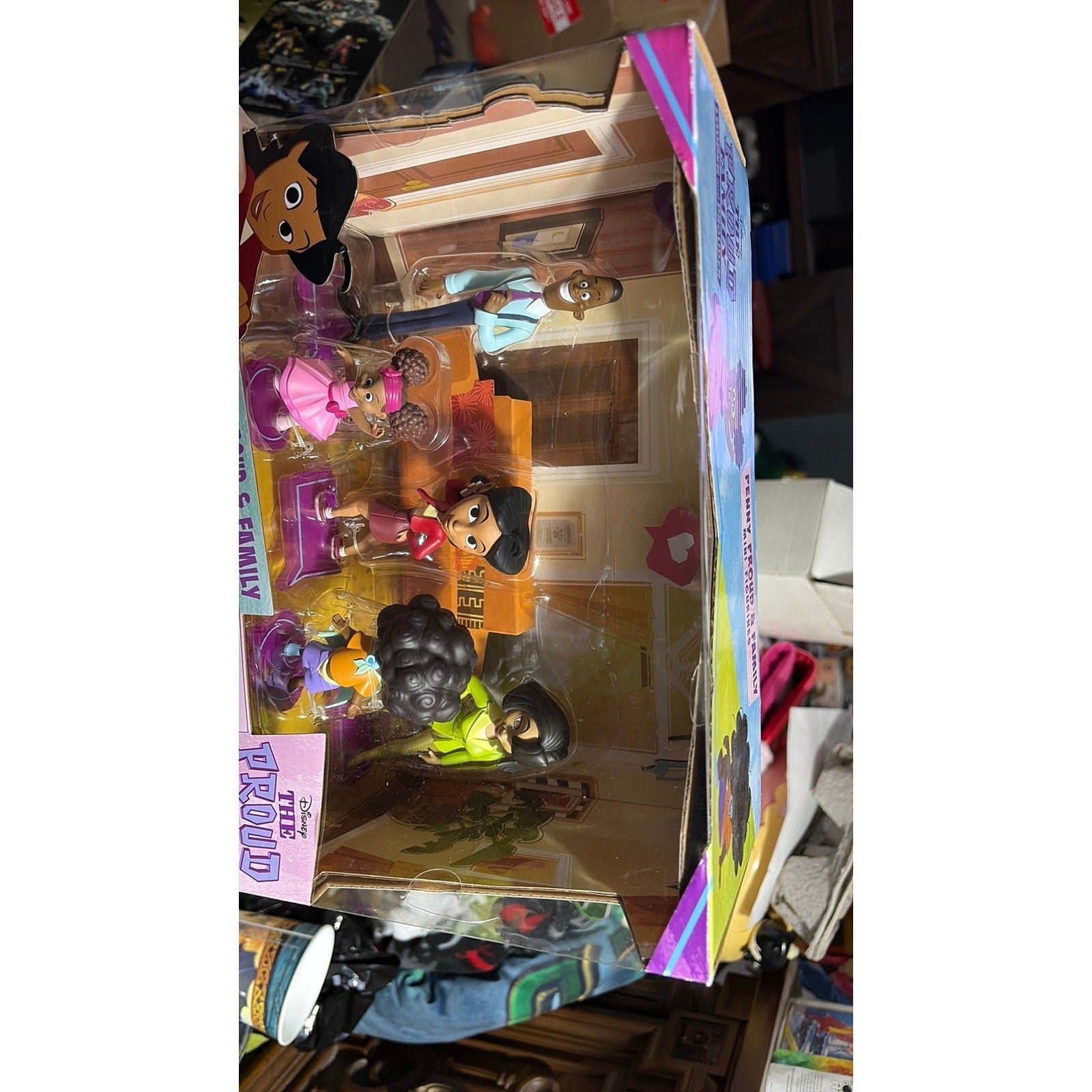 The Proud Family Louder and Prouder Penny Proud and Family Mini Figurines Set