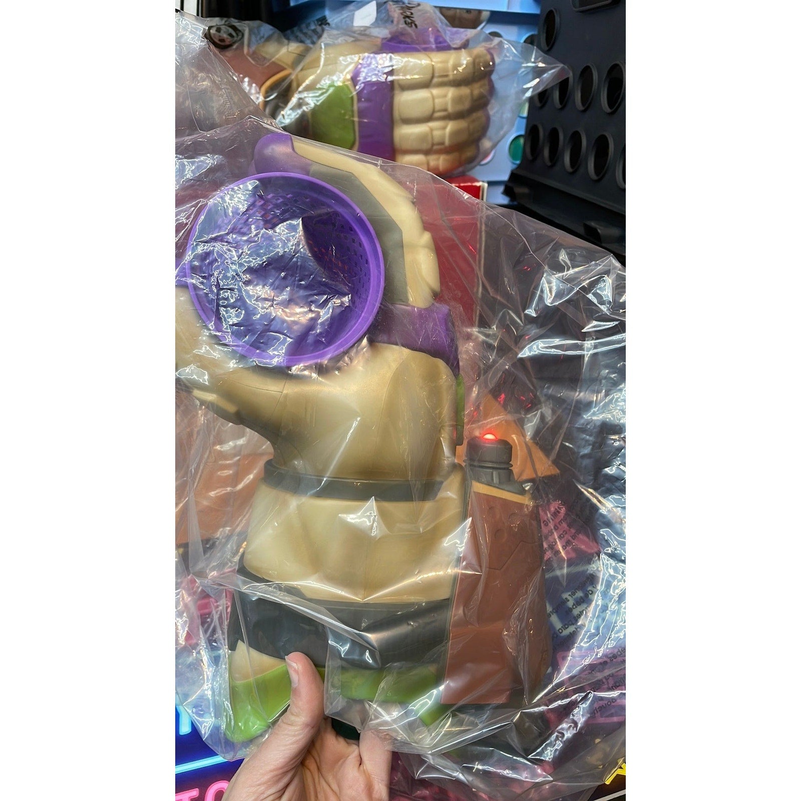 Disney Parks Buzz Lightyear Arm Gauntlet Light Up Cup Drink Holder NEW SEALED