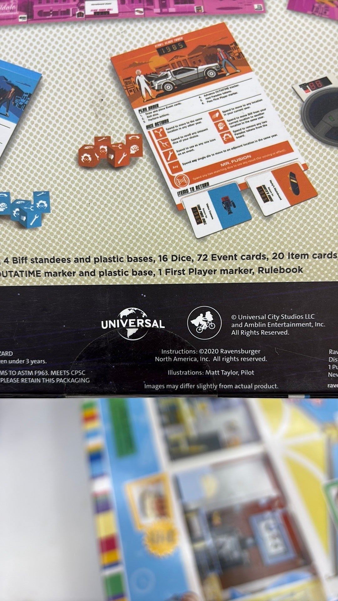 12D- Back to the Future - Dice Through Time Board Game - Ravensburger - Brand New!