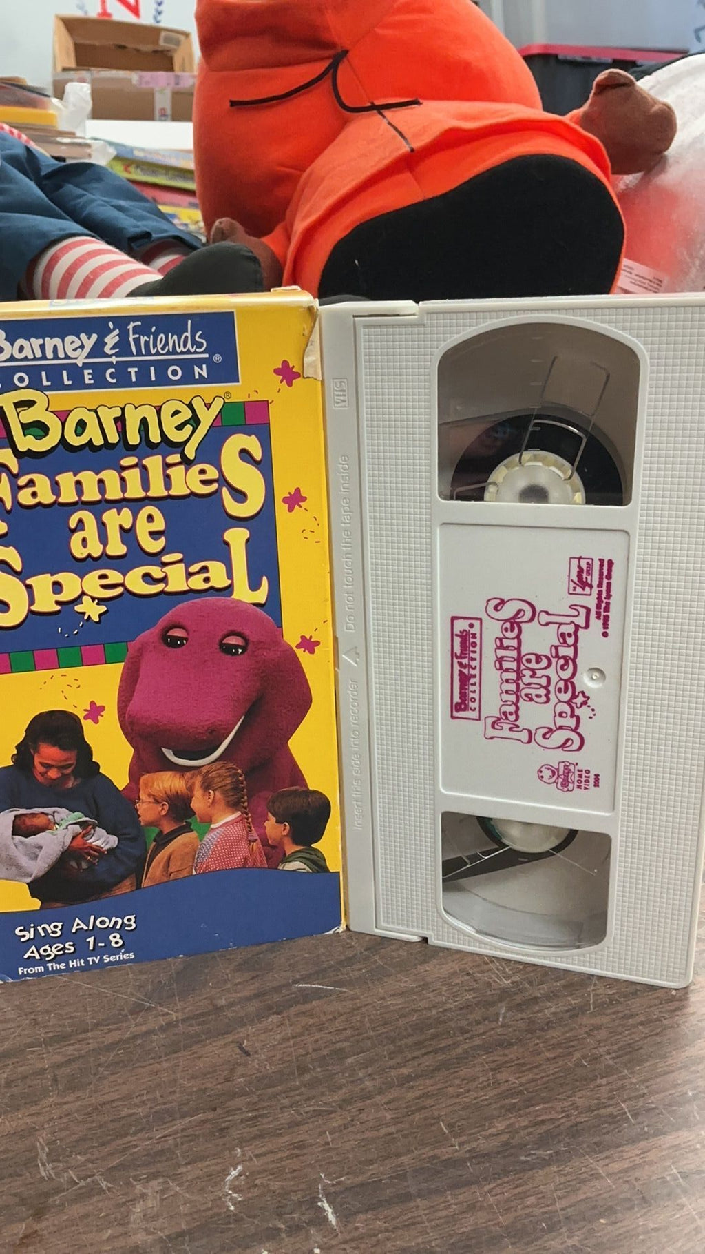6D - Barney - Families are Special (VHS, 1995) Vintage Childrens TV Show Sing Along