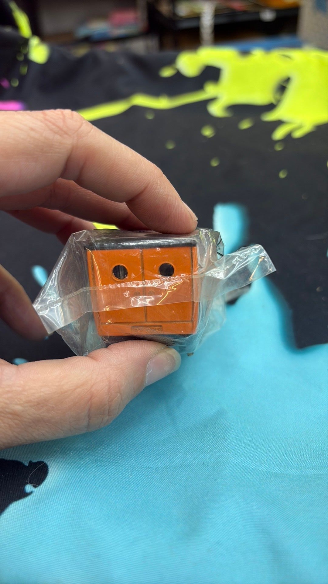 7B- 1979 Vintage Kellogg's Frosted Mini Wheats Model A Ford Matchbox Car Orange Vtg