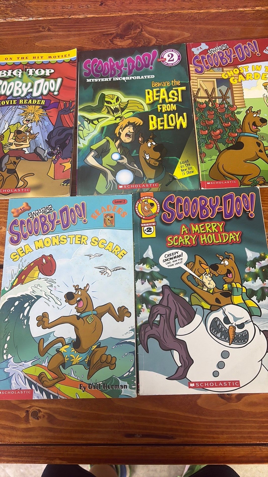 B1- Scooby Doo Paperback Book lot of 5