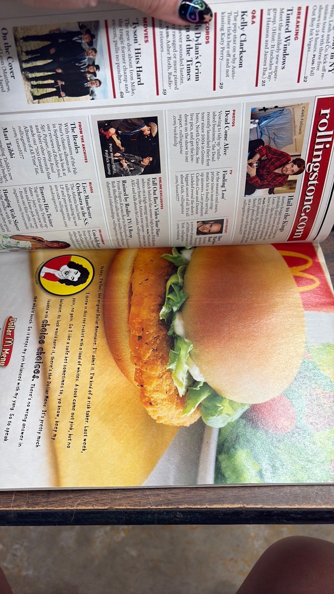 4B - Kings of Leon Rolling Stone magazine April  2009