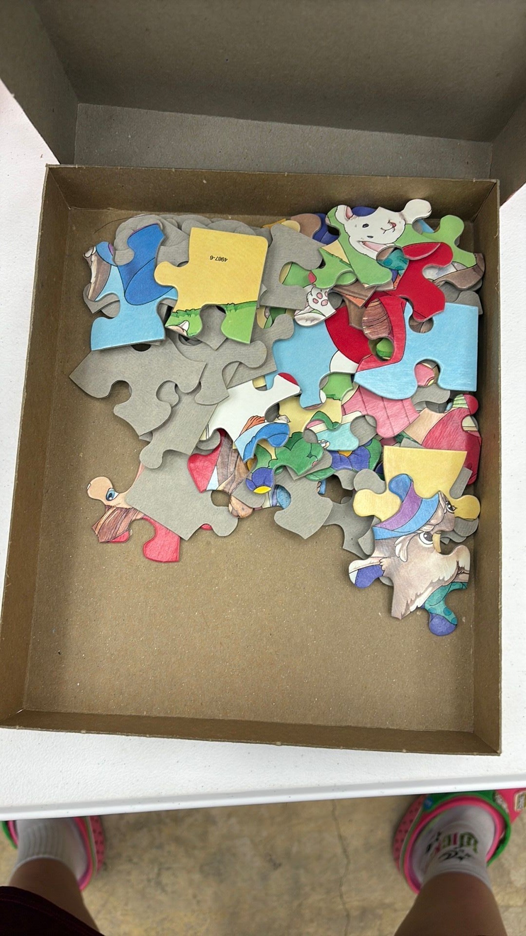 4B- Milton Bradley VTG 1993 The Little Red Riding Hood Storybook Puzzle 60 pieces