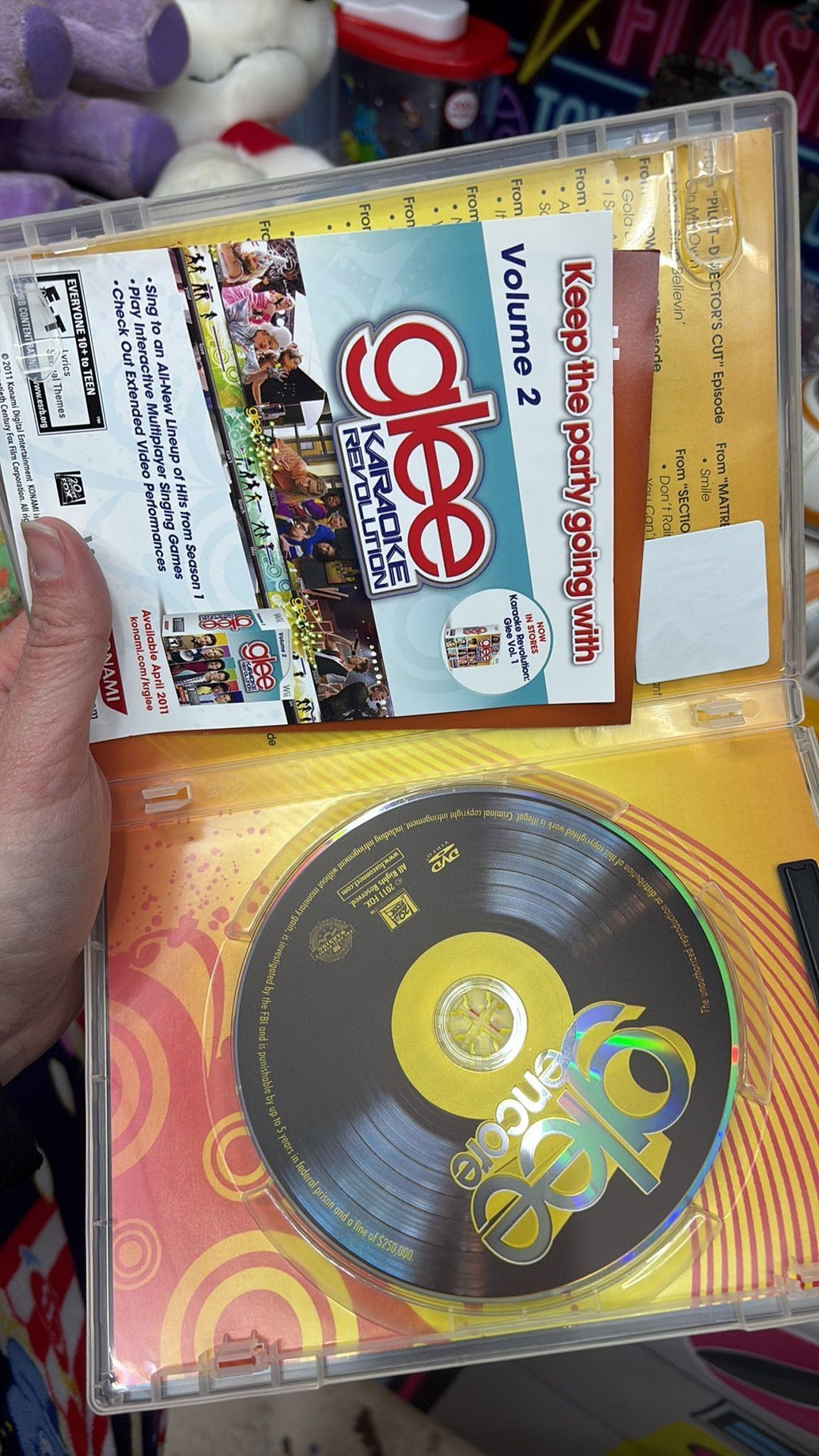 6E - Glee Encore - DVD -  Very Good - Amber Riley,Jenna Ushkowitz,Naya Rivera,Kevin M