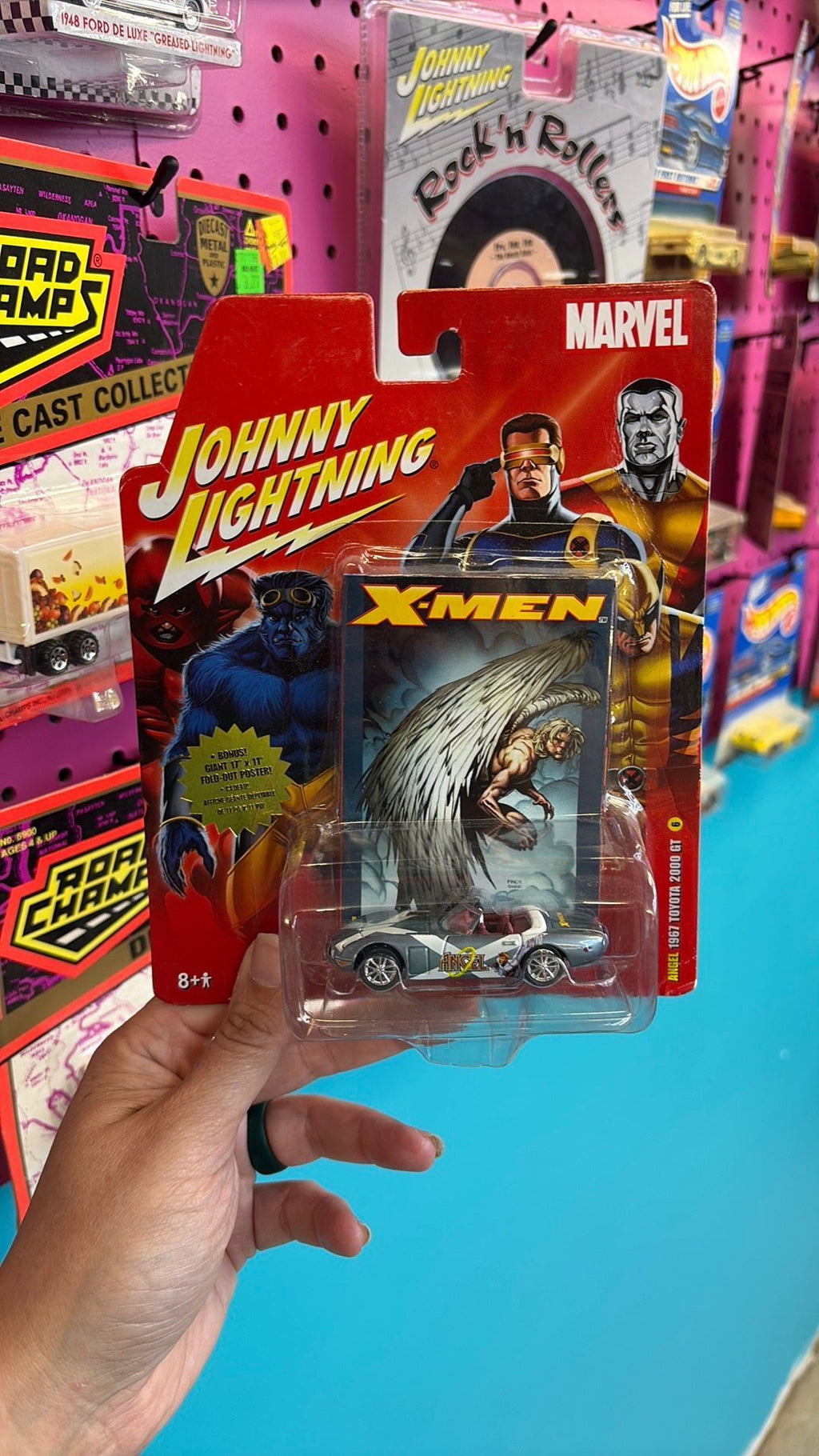 PW- 2006 Johnny Lightning Marvel X-Men Angel 1967 Toyota 2000 GT Original Package