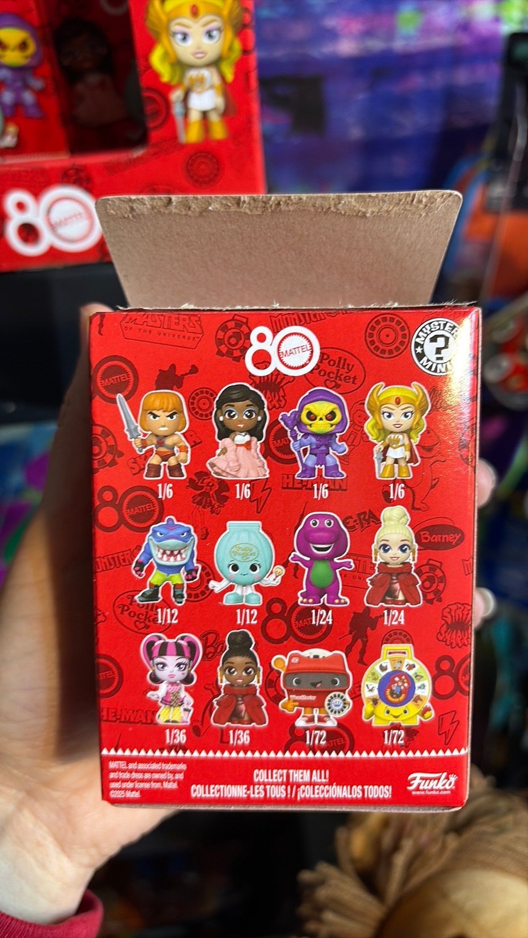 2B- Funko Mystery Minis: Mattel - Mattel 80th Anniversary Mystery Minis - open box / Bag Sealed