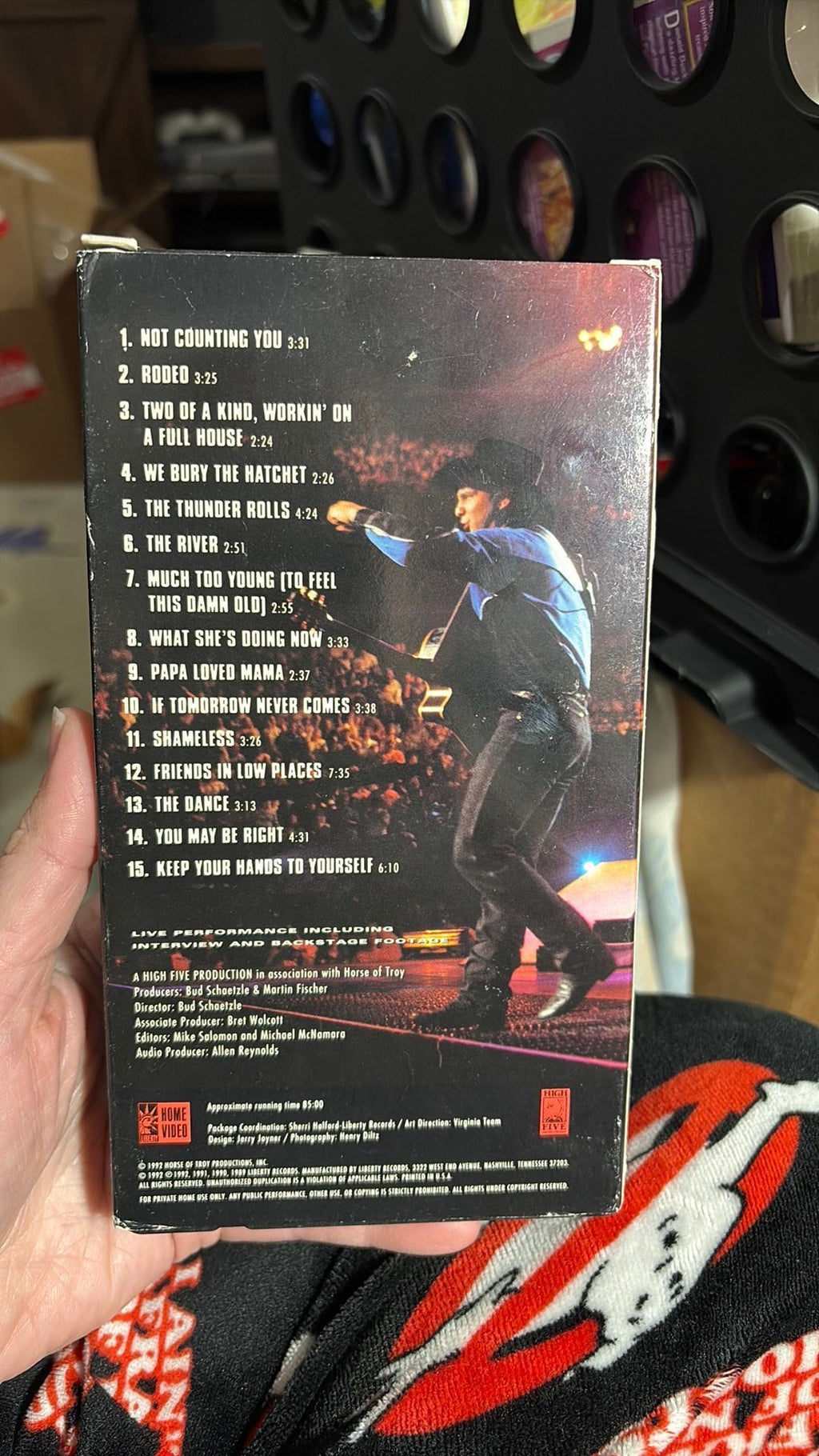 This Is Garth Brooks VHS VCR Tape Live Music Performance Video 85 Minute 1992
