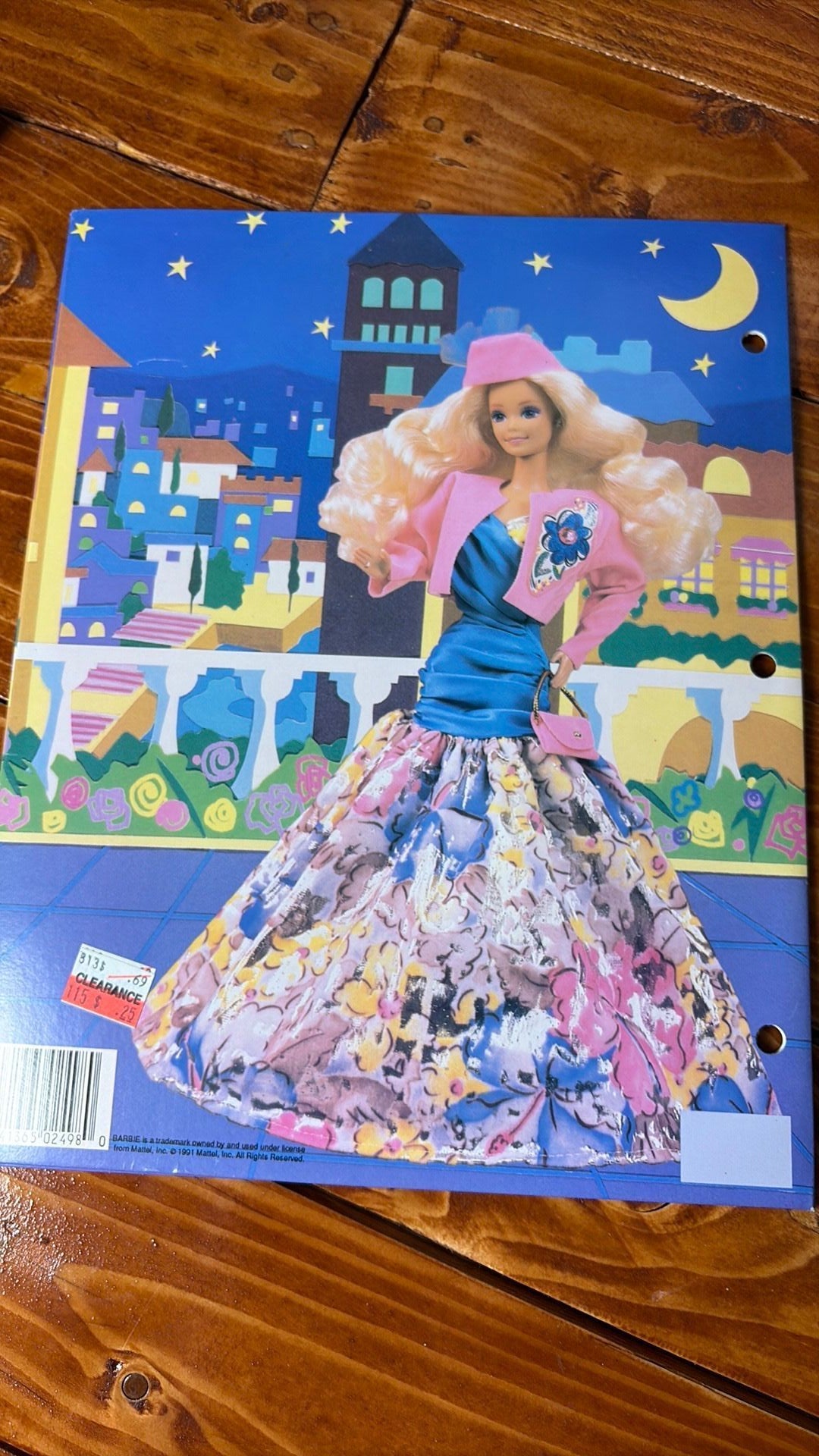 B3- 1991 Barbie Folder