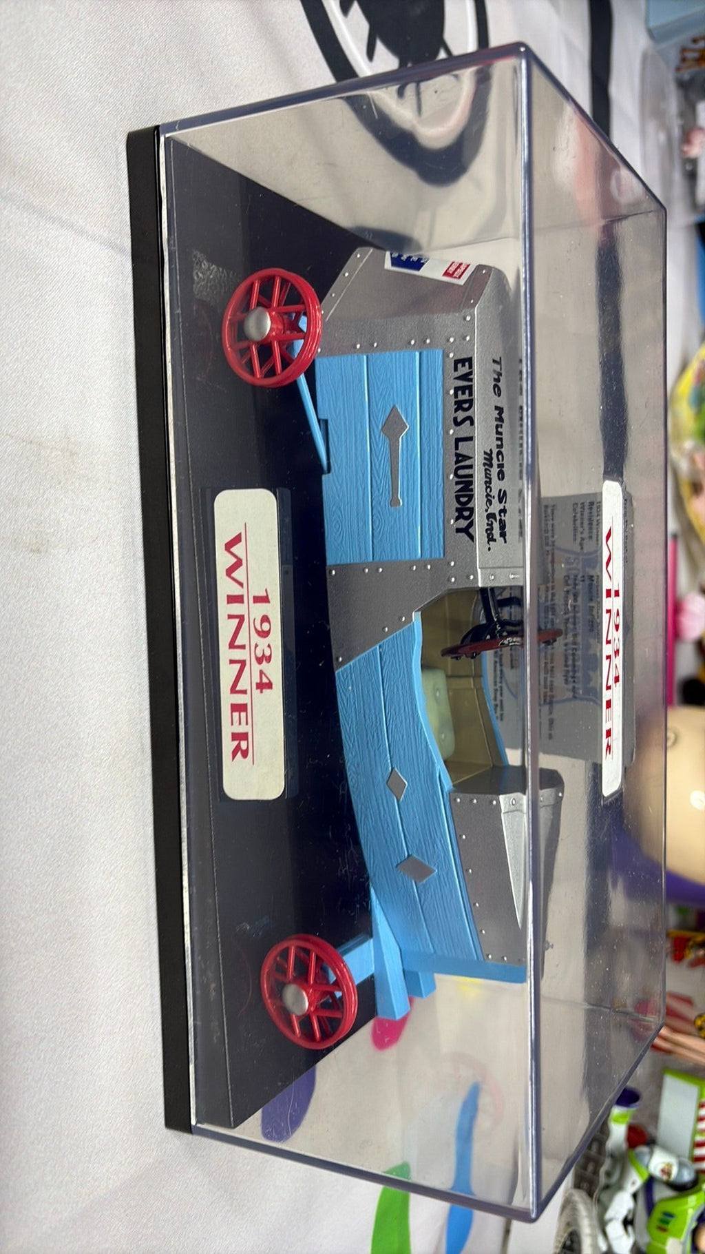Nylint soap box derby car 1934 diecast Evers Laundry Muncie Star 1934 winner