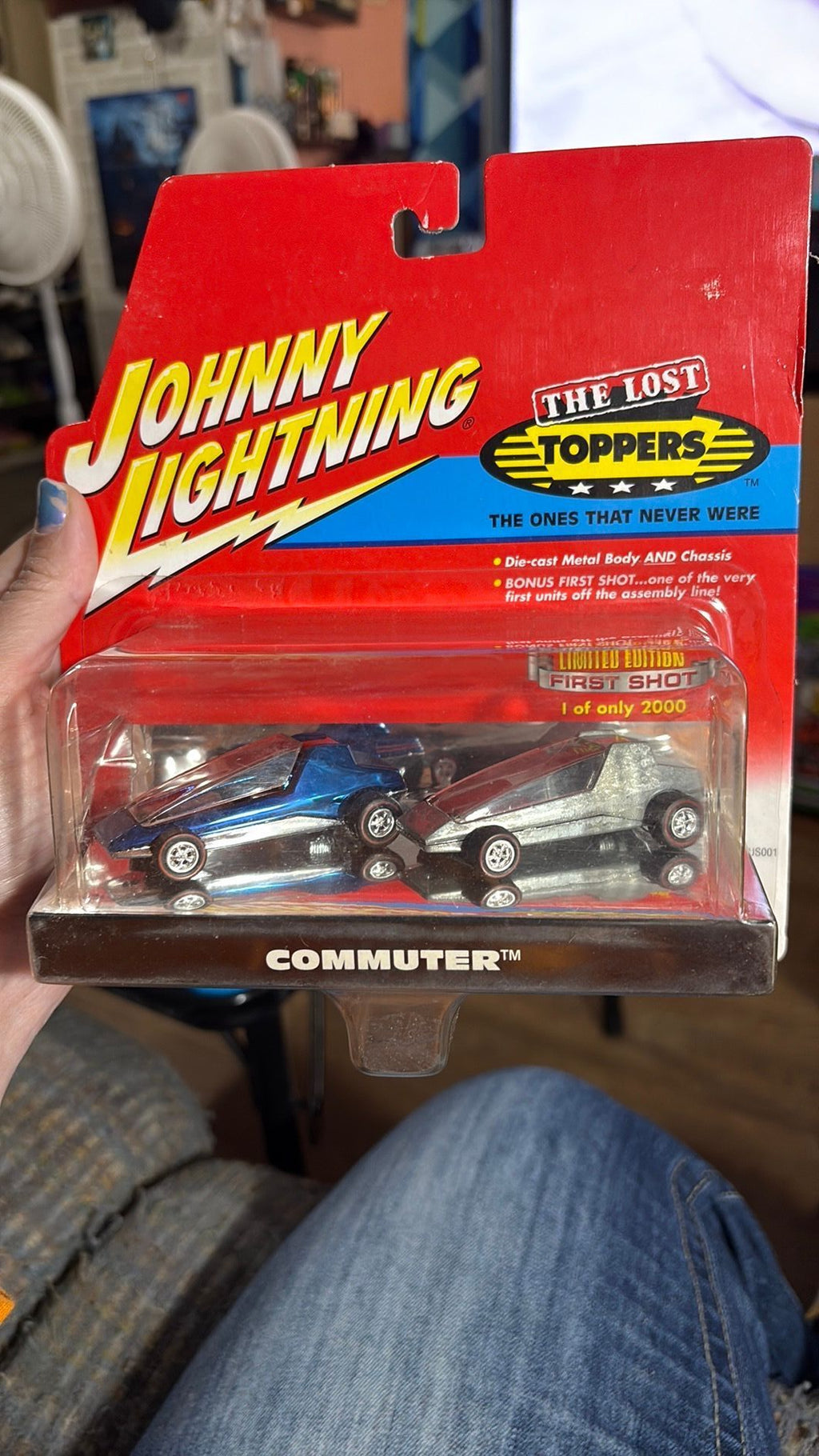 8B- Johnny Lightning Commuter The Lost Toppers First Shot 2-Car Set 1 of only 2000