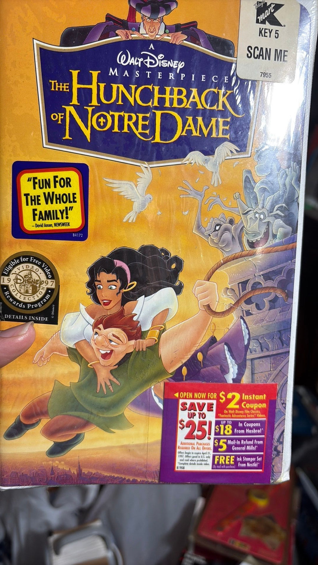 Walt Disney Masterpiece The Hunchback Of Notre Dame VHS (1997) NEW SEALED