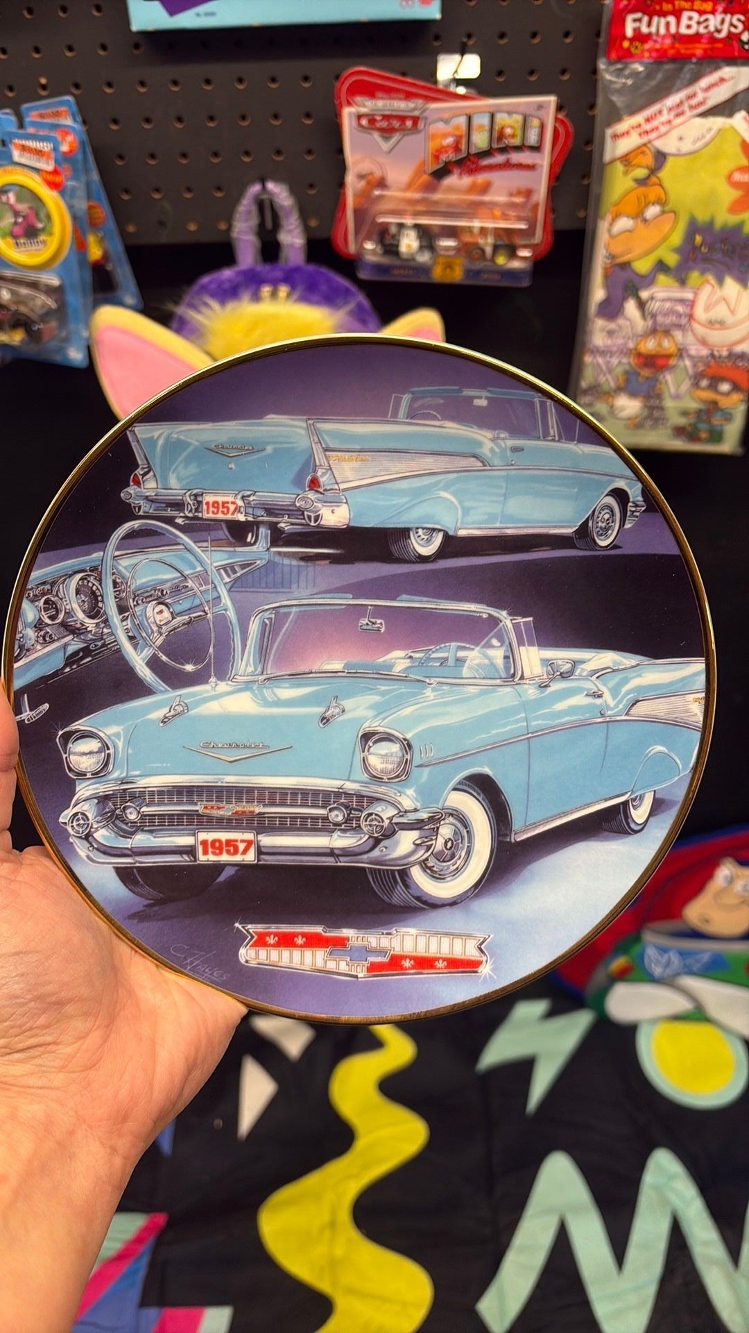 7C - Enesco The Classics Collection 1957 Chevrolet Bel Air 8" Plate