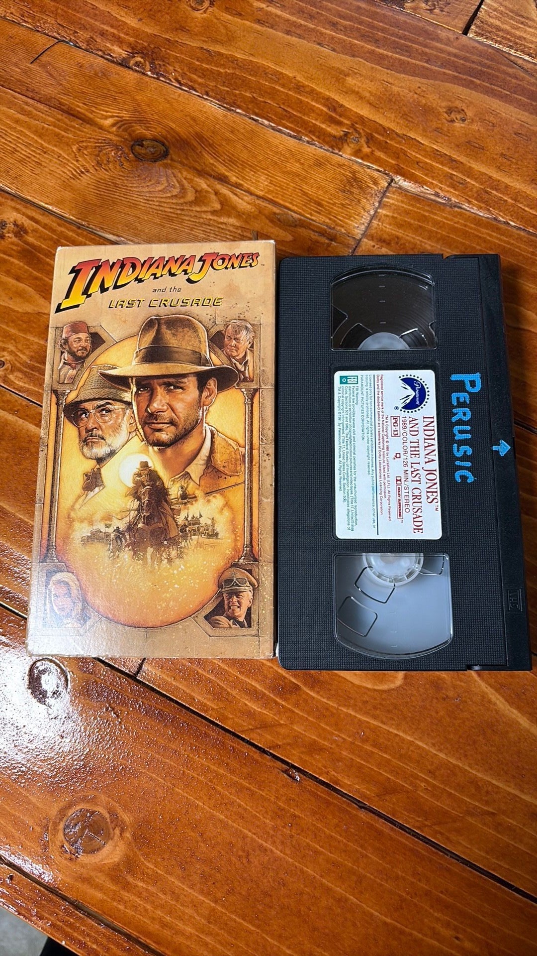 Indiana Jones and the Last Crusade (VHS, 1990) used