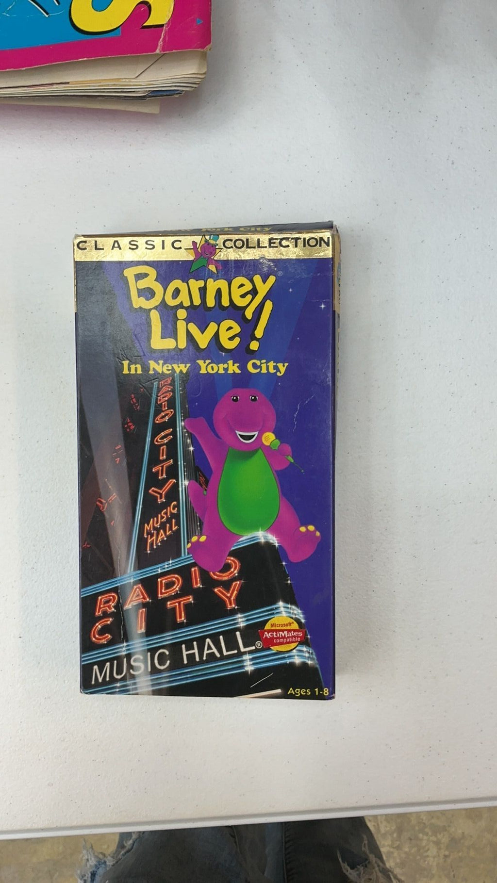 M- Barney Live In New York City VHS Tape 1994 Sing Along Songs Classic Collection