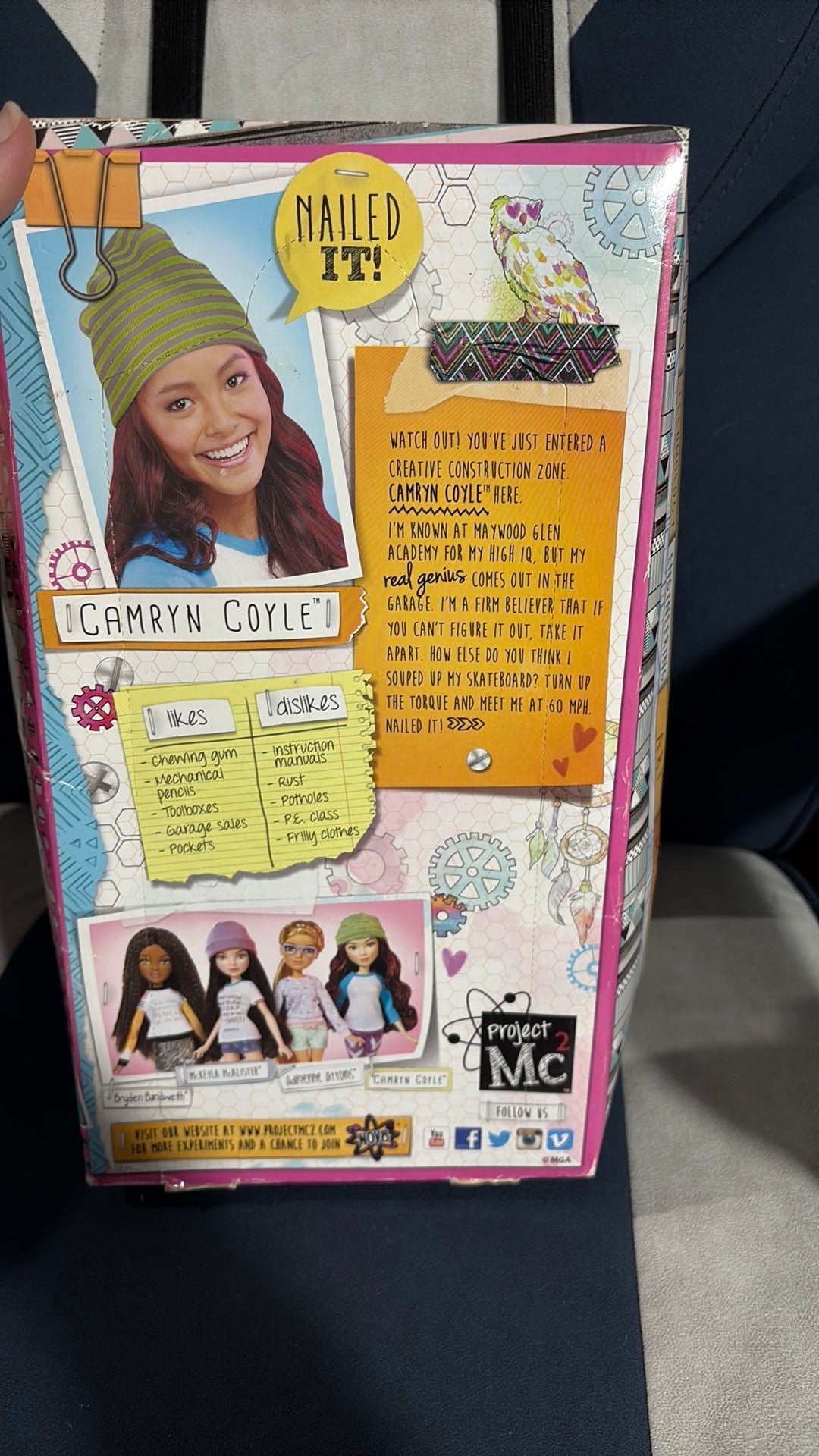 11B- Project Mc2 Original Camryn Coyle Doll BRAND NEW 2015 - package damaged