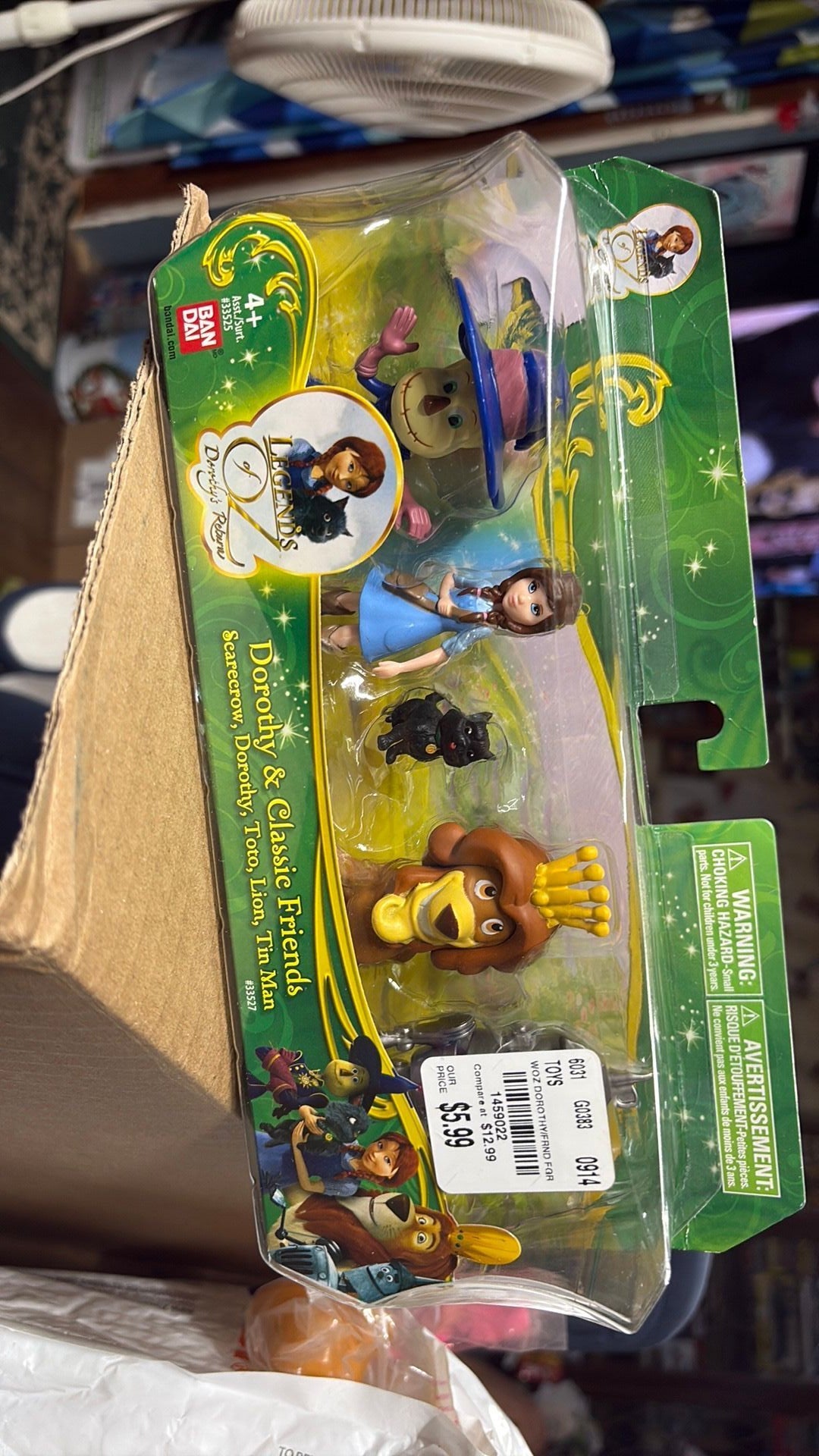 10B- LEGENDS OF OZ DOROTHY'S RETURN FIGURE SET CLASSIC FRIENDS MOSC BANDAI 2013 RARE