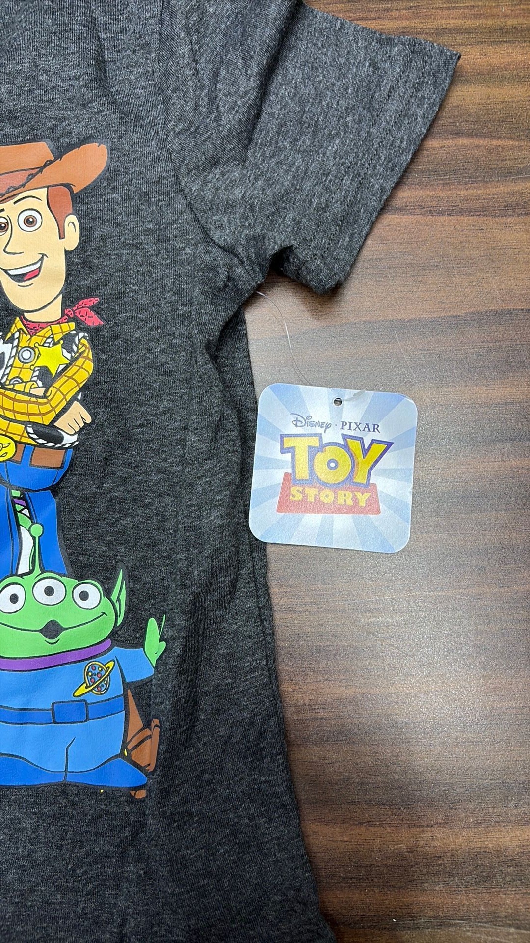 Disney Toy Story Boys Graphic T-Sleeve Woody Buzz Rex Aliens new sz 6