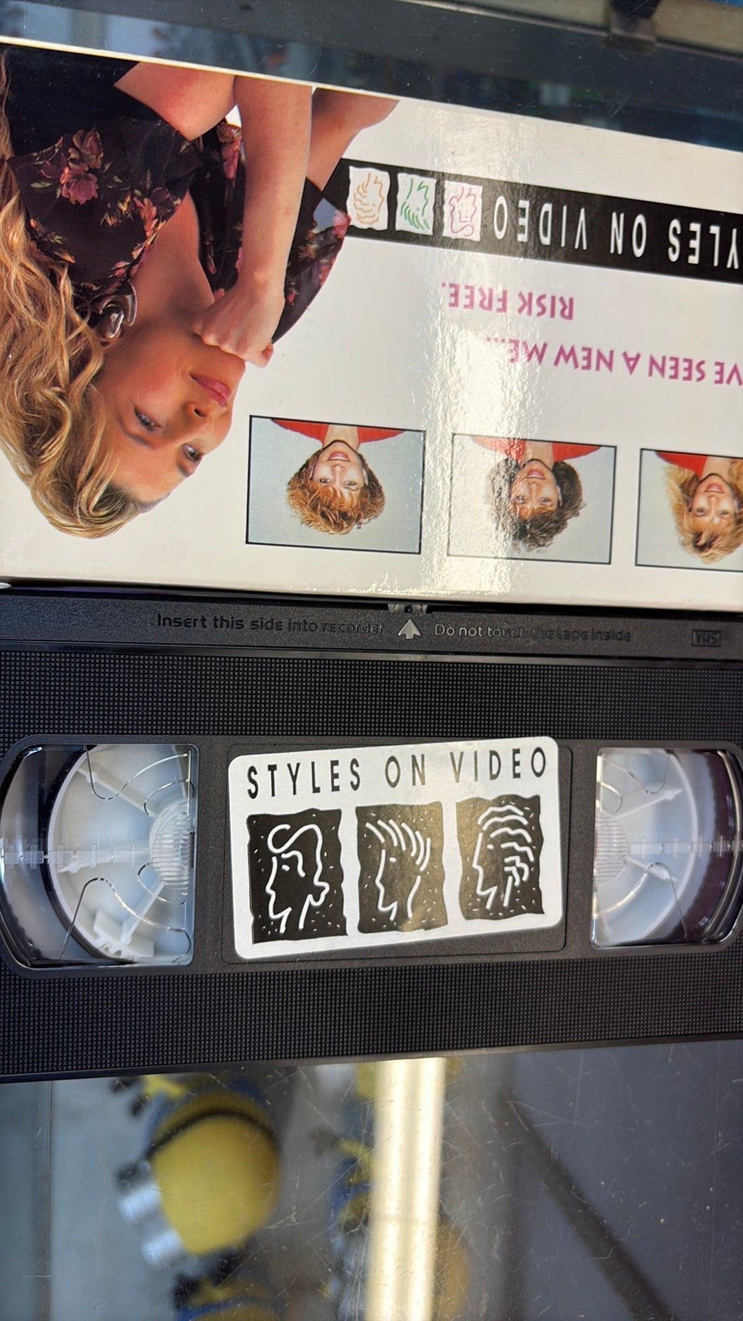 Vintage Big Hair Styles On Video VHS Tape Throwback Fashion 1993 Makeover