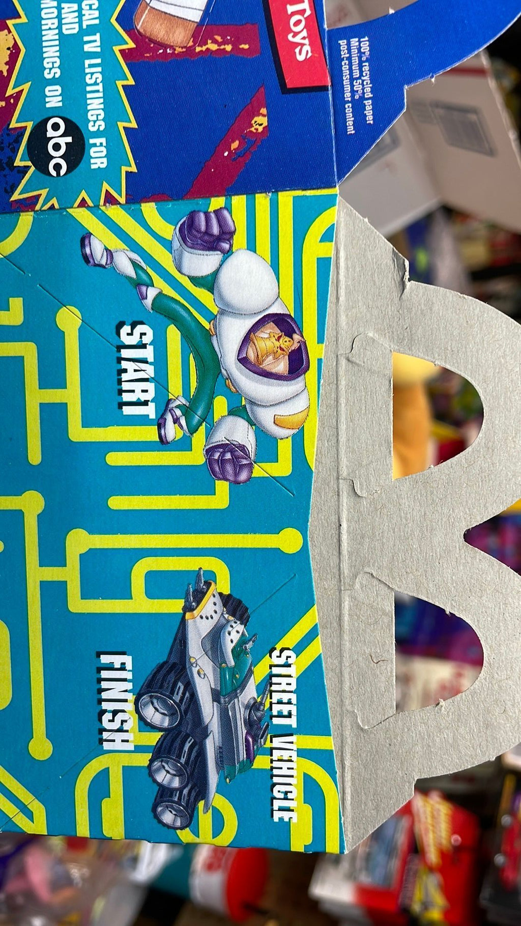 2C - Mighty Ducks-Animated Series McDonald's Happy Meal Box 1996