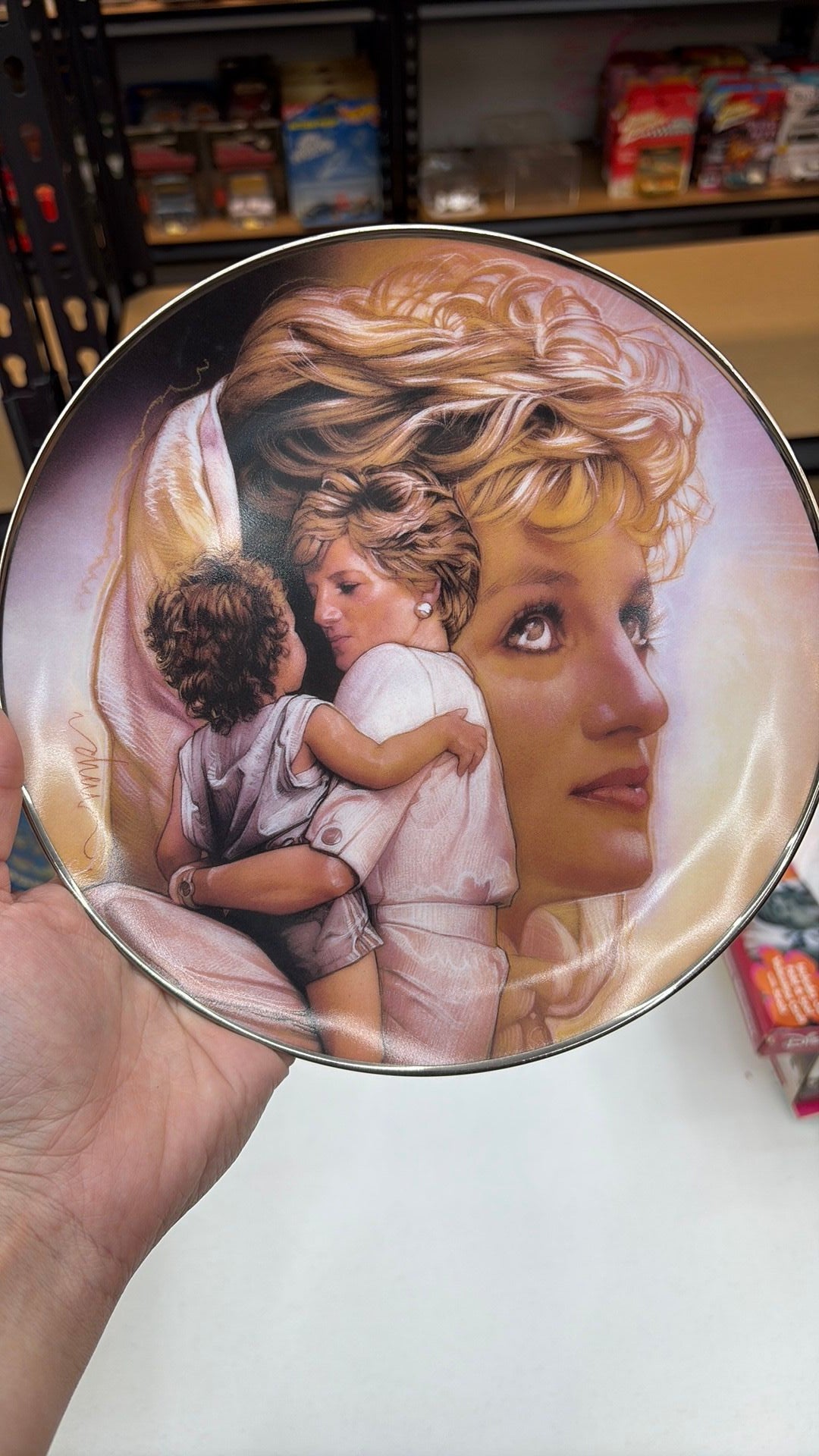 11C- Franklin Mint Diana, Princess of Wales QUEEN OF COMPASSION Plate