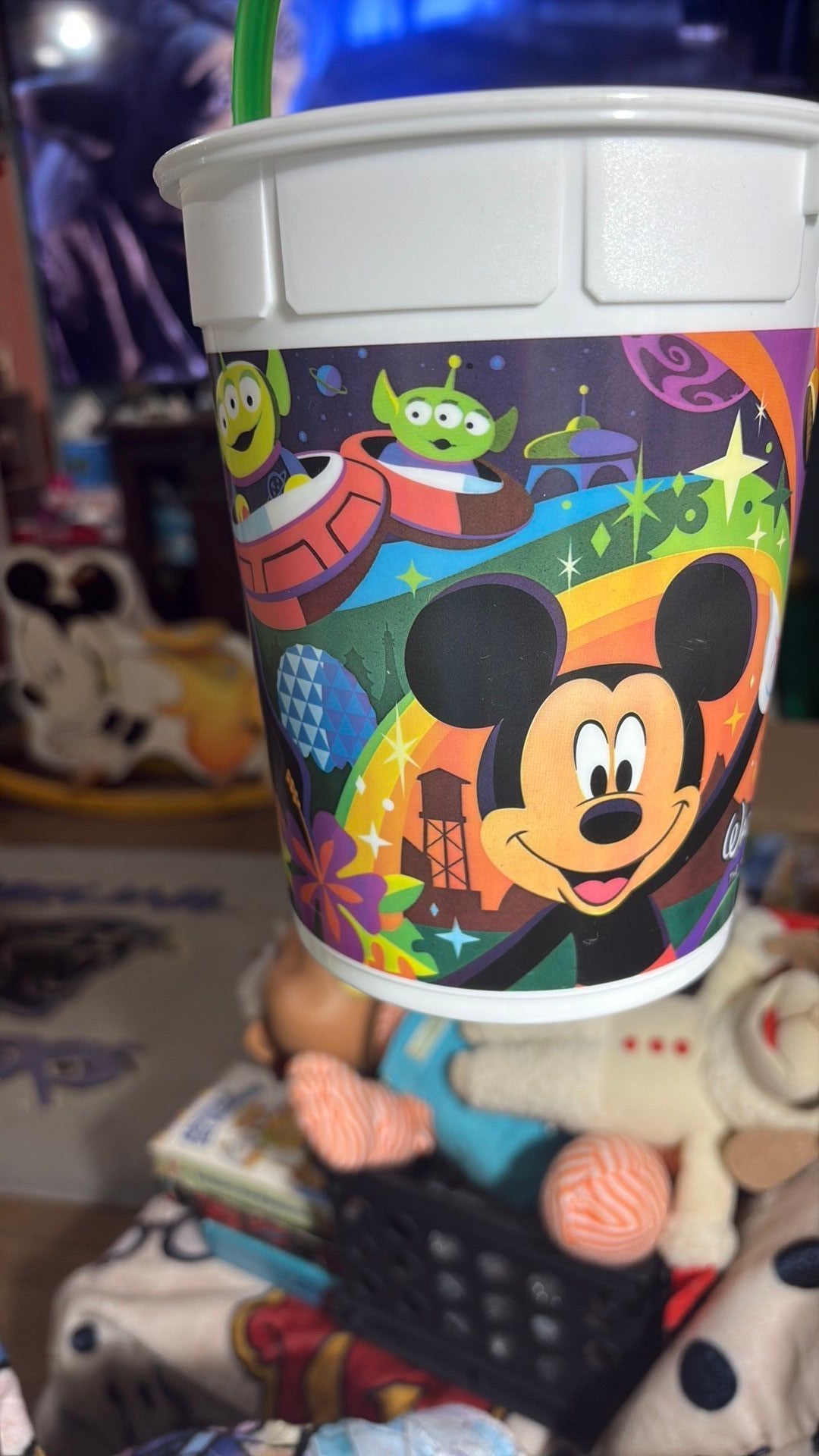 6A - Disney Parks Walt Disney World Mickey and Friends Popcorn Bucket With Handle
