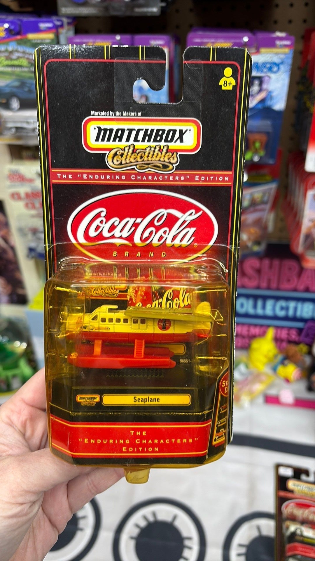 MATCHBOX COLLECTIBLES COCA-COLA SEAPLANE THE ENDURING CHARACTERS EDITION 1999
