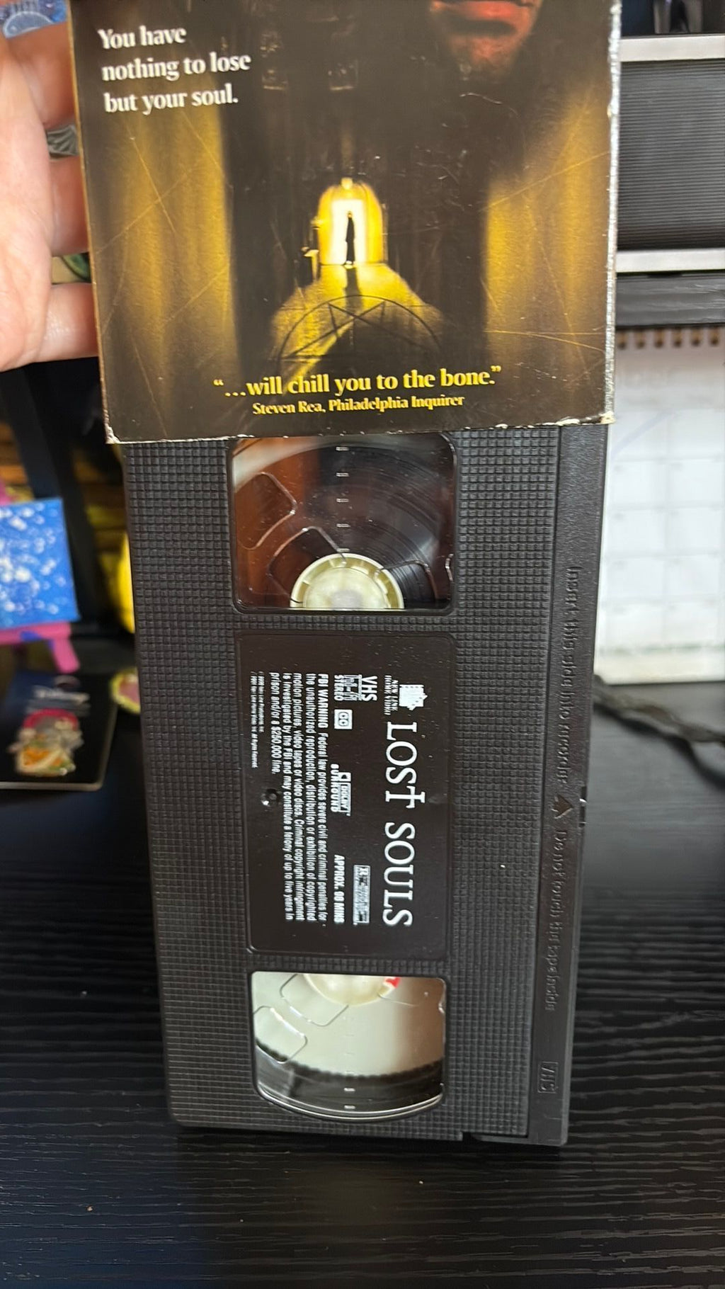 Lost Souls 2000 VHS Tested Winona Ryder Ben Chaplin Satanic Psychological Horror