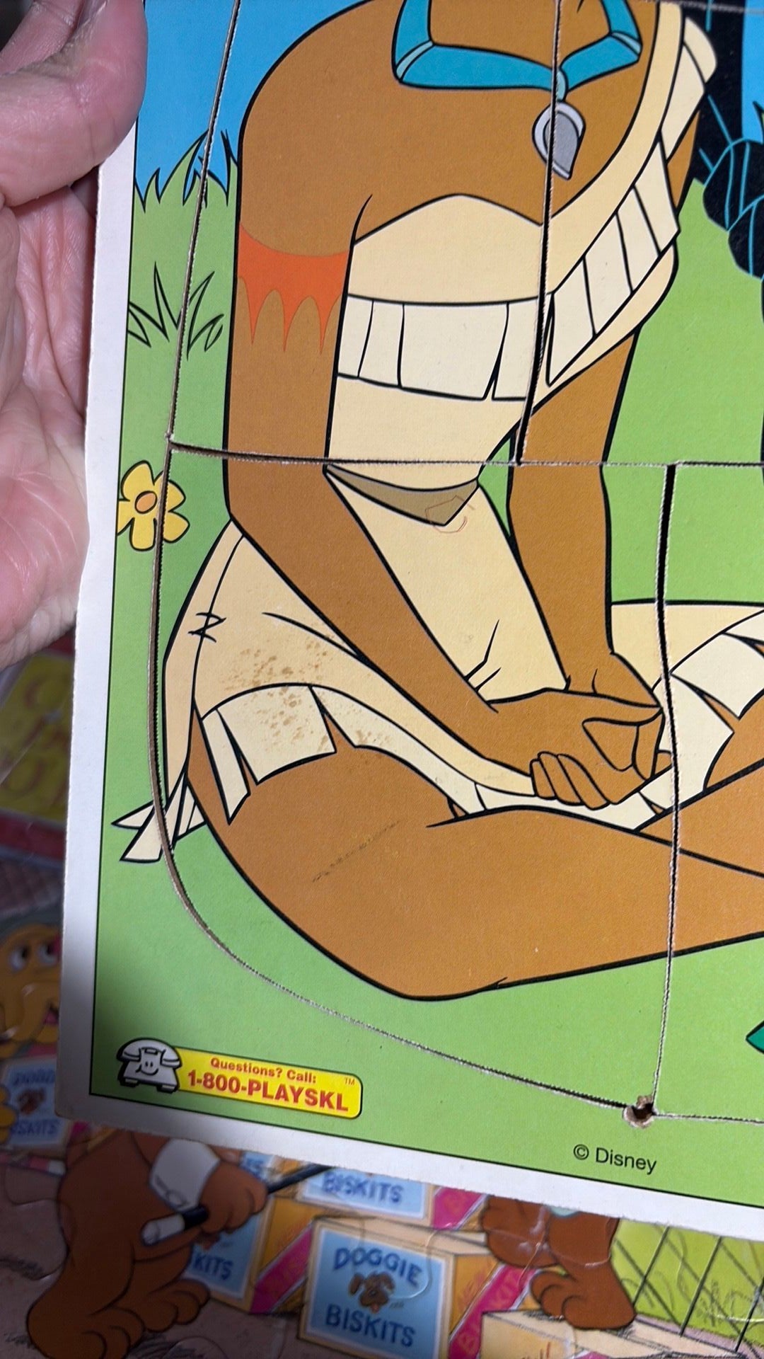 4B- Rare Vintage Playskool Disney Princess Pocahontas Board Puzzle 9 Pieces 241-02